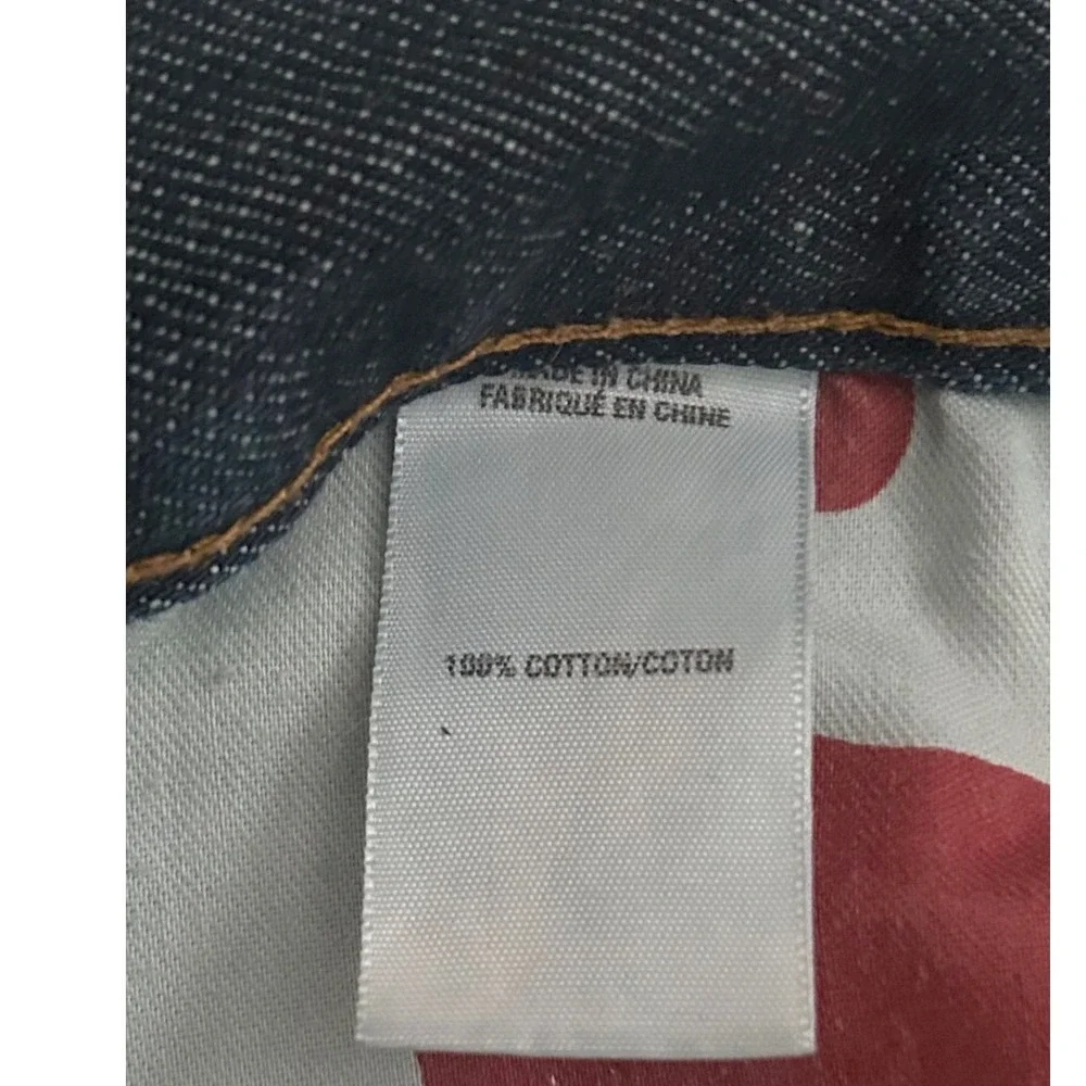 Lucky Brand 181 Relaxed Straight Mens Jeans 34 Short Dark Wash Indigo 7MG1001
